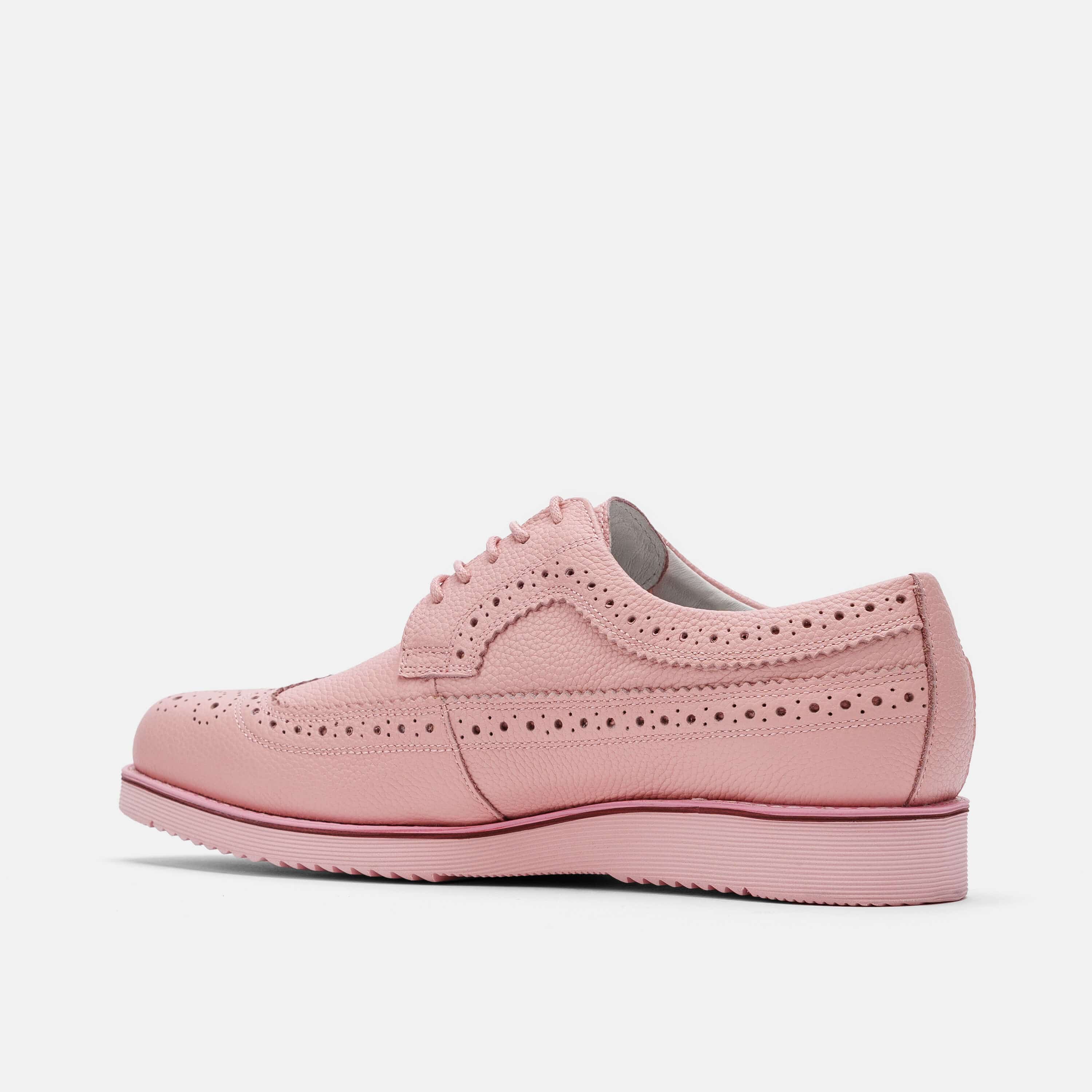 Alexander Pink Leather Longwing Sneakers - Image 4