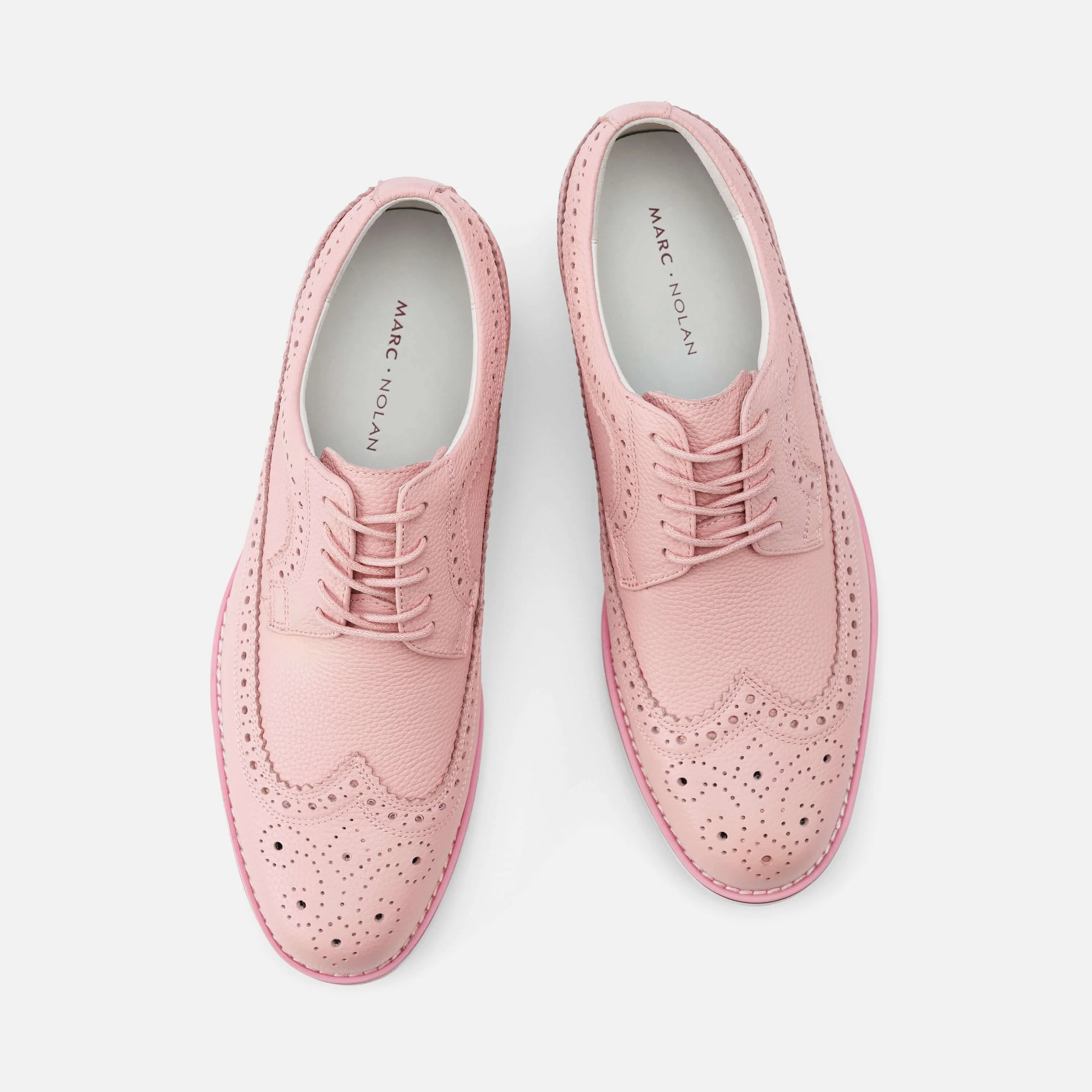 Alexander Pink Leather Longwing Sneakers - Image 5