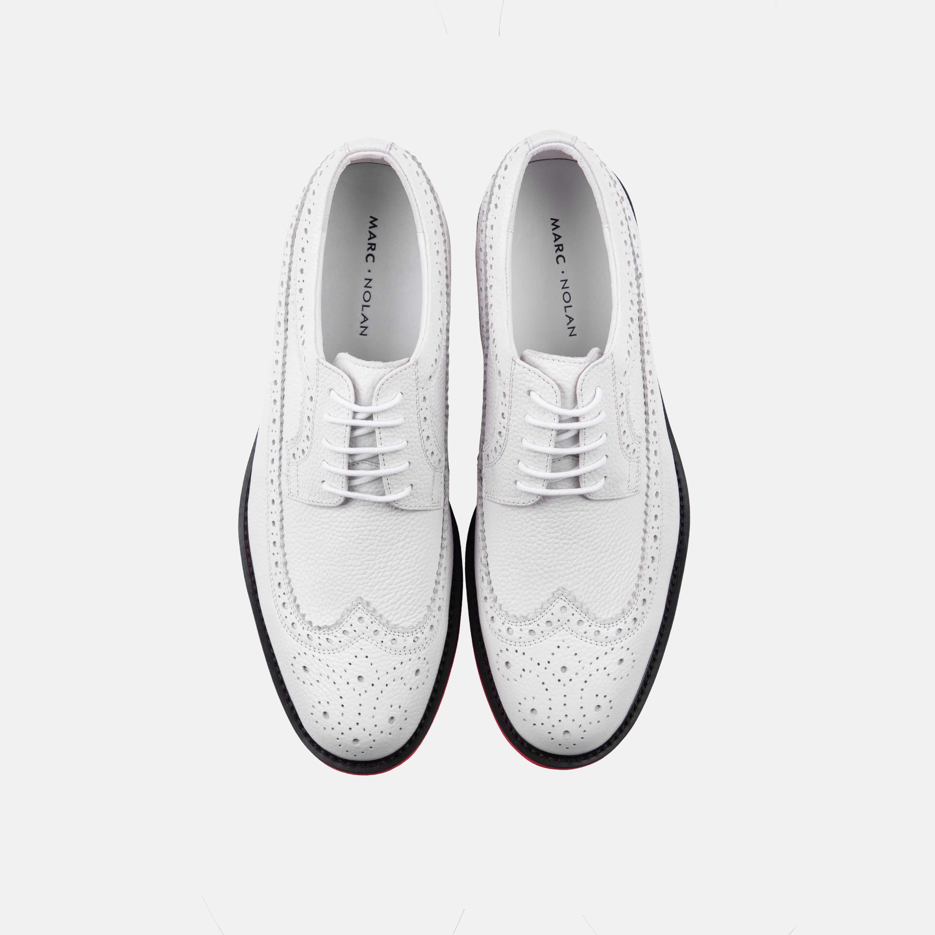 Alexander White Leather Longwing Sneakers - Image 4