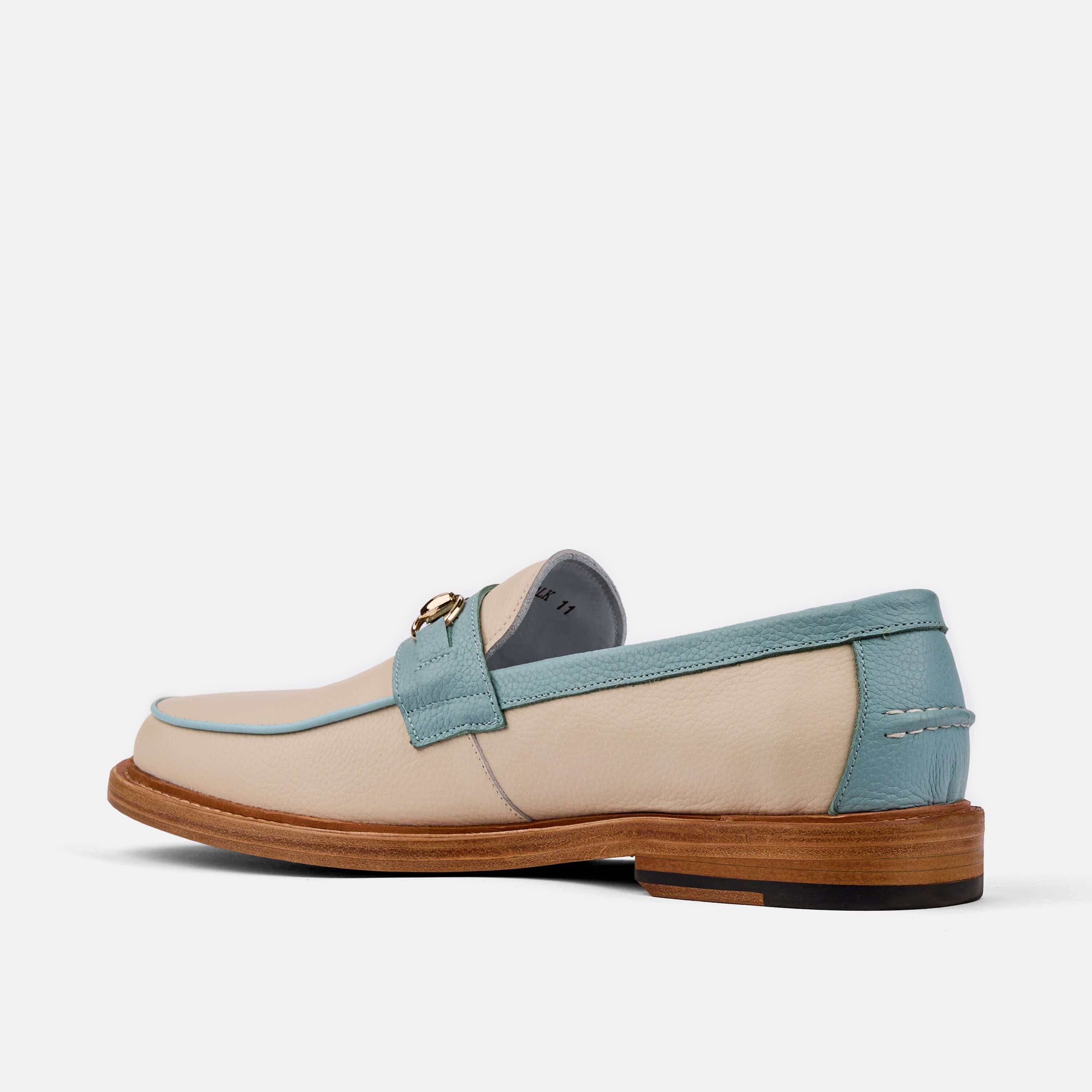 Boardwalk White Sands Leather Horse-Bit Loafers - Image 4