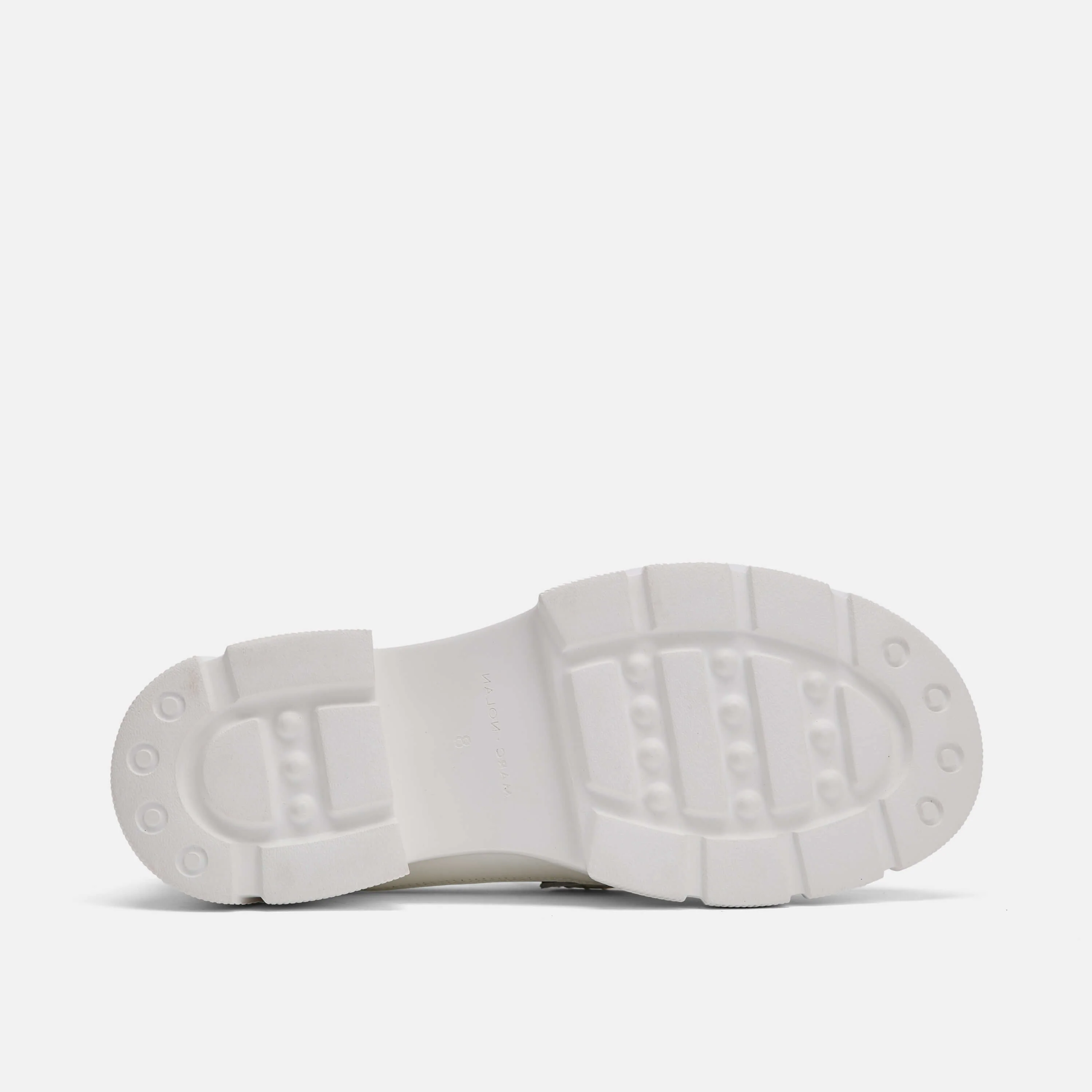 Ms. Calum White Patent Leather Penny Loafers - Image 6