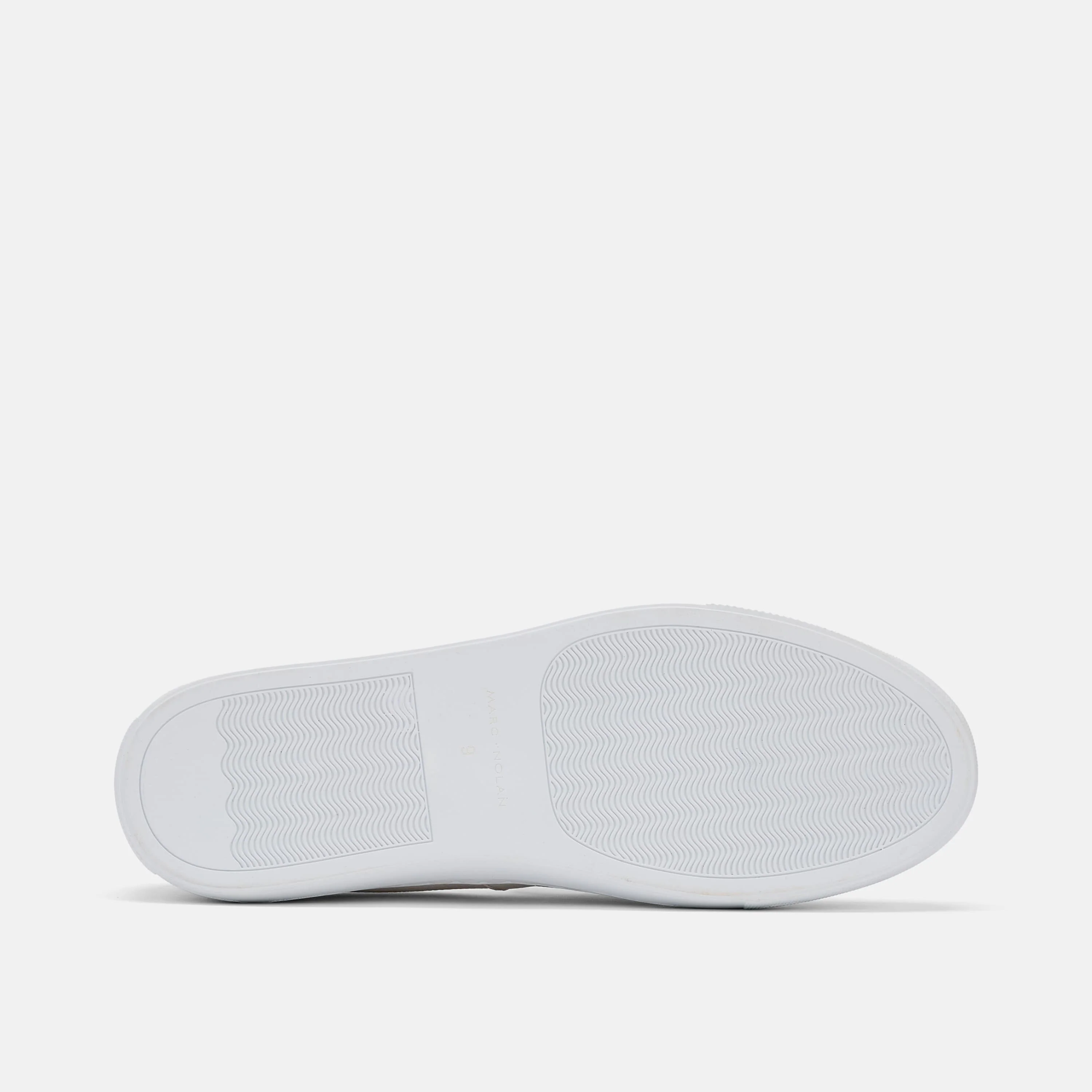 Odell White Leather Belgian Loafer Sneakers - Image 6